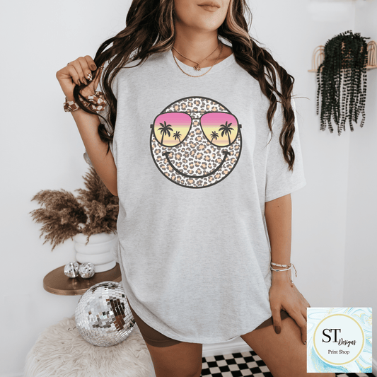 Sunset Leopard Smile