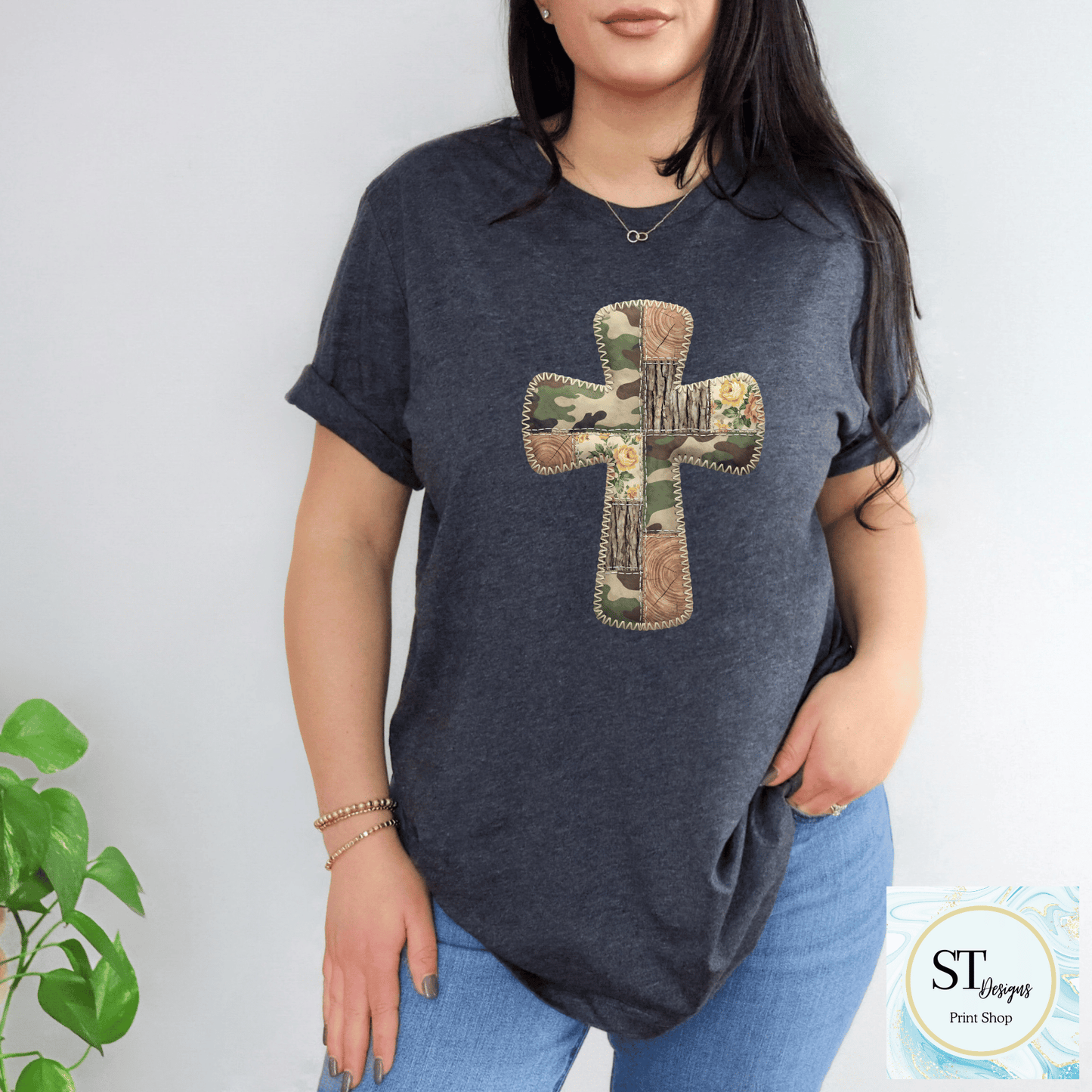 Western Stitched Cross
