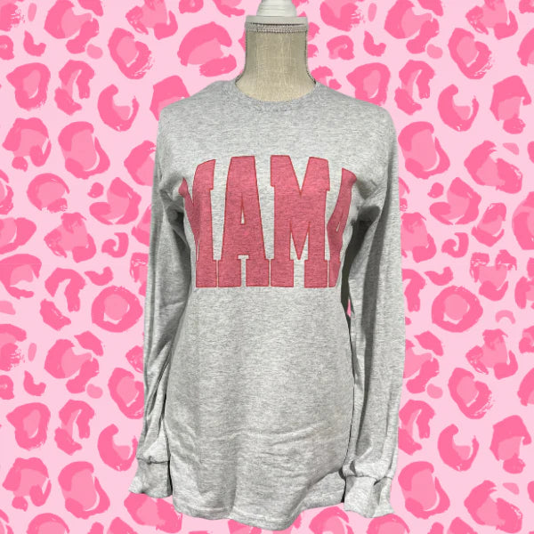 MAMA Varsity Long Sleeve