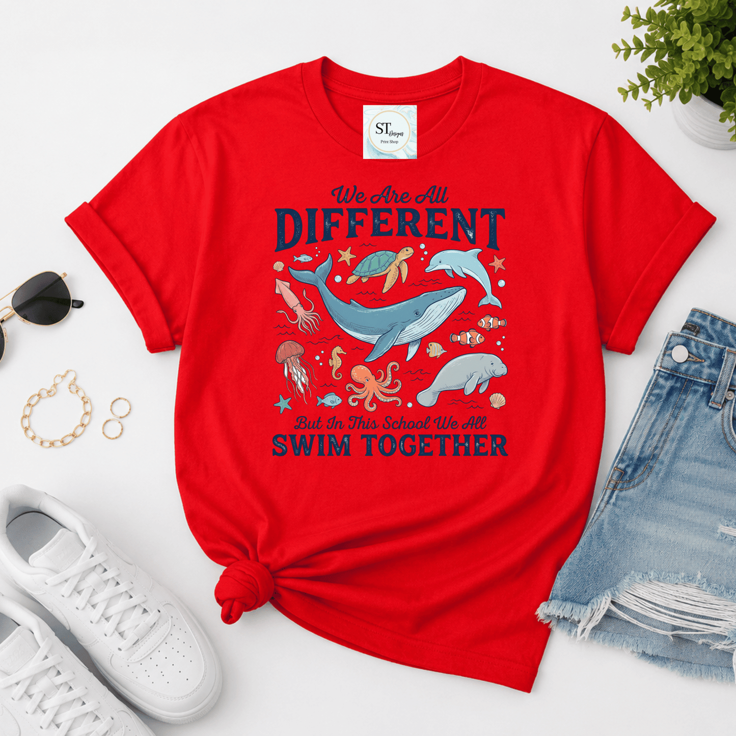 Swim Together In This School