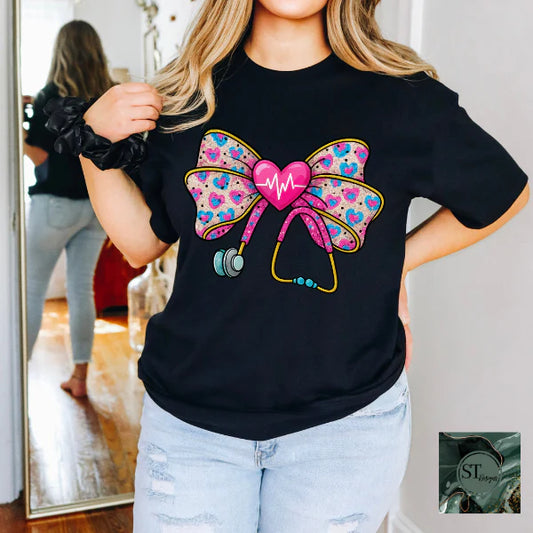 Heart Bow Stethoscope