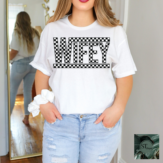 Wifey Checkered