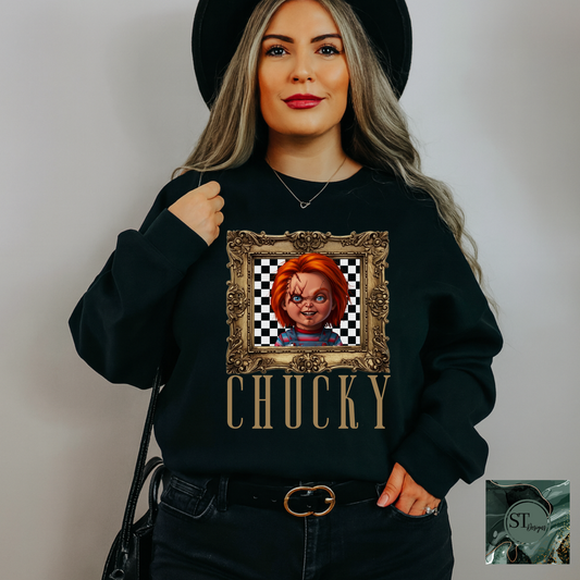 Halloween Character Portraits Crewneck