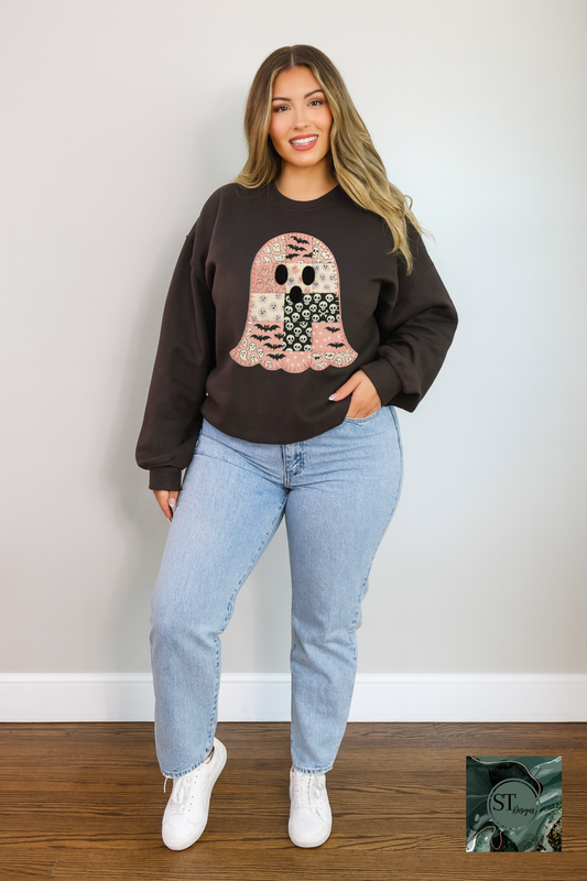 Pink Quilt work Ghost