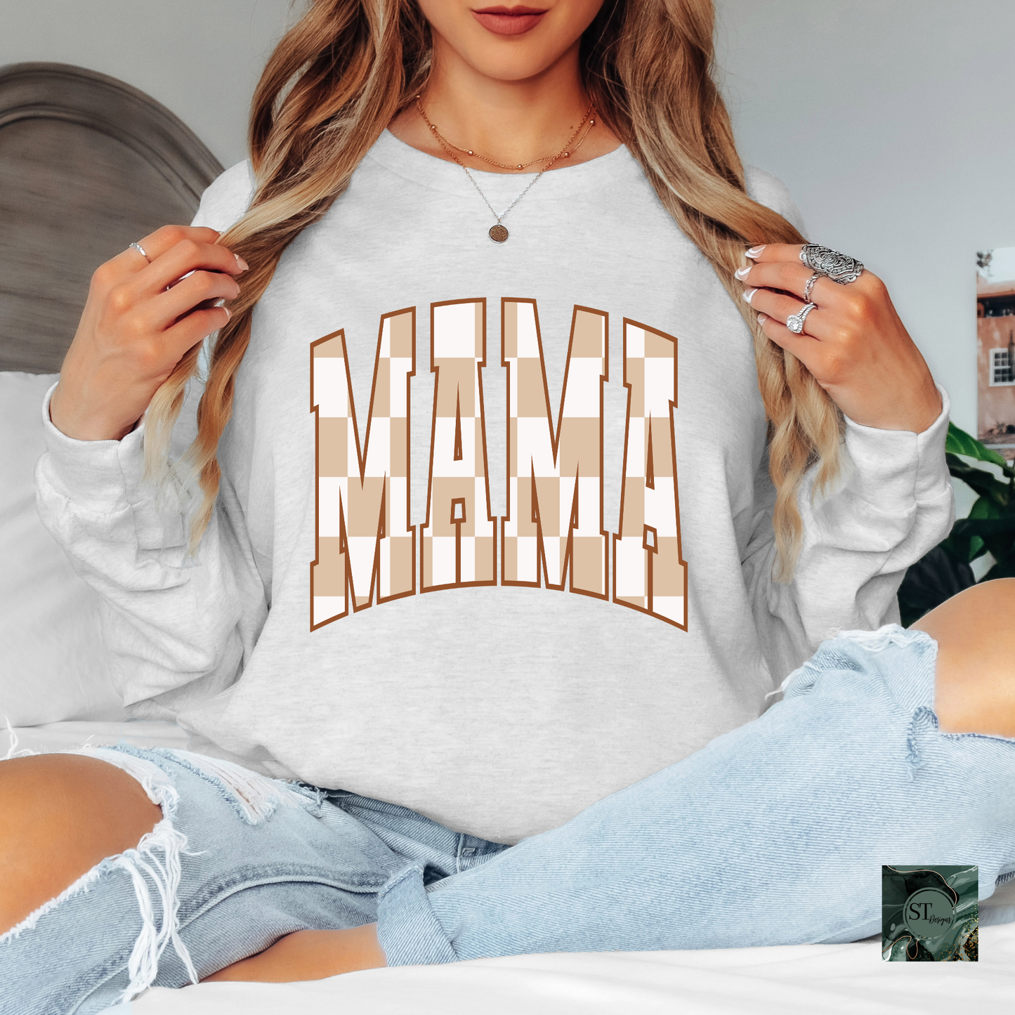MAMA Varsity Long Sleeve