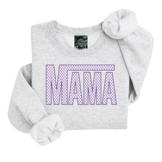 Checkered MAMA Sweatshirt
