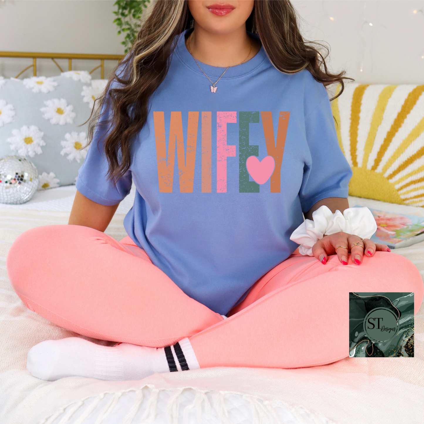 Wifey Colored Heart