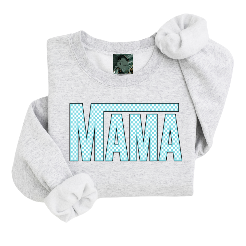 Checkered MAMA Sweatshirt