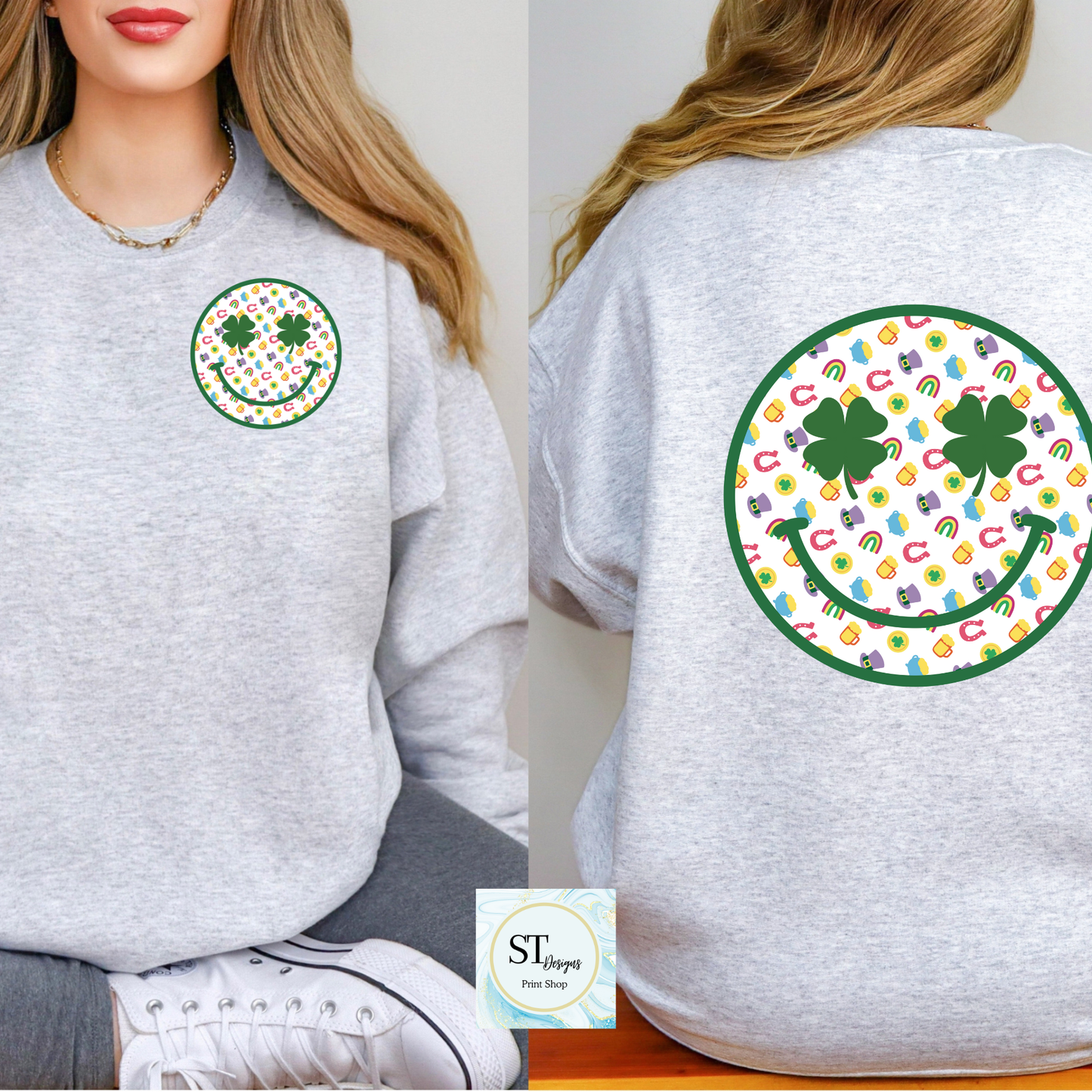 Four Leaf Clover Smiley