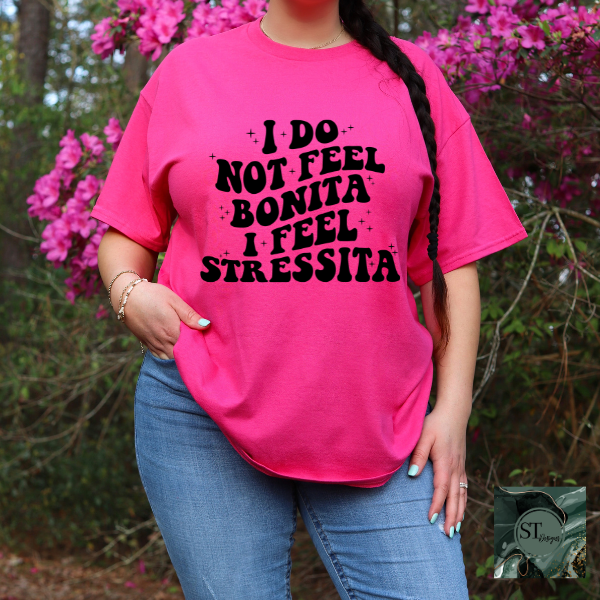 I do not feel bonita I feel stressita T-Shirt