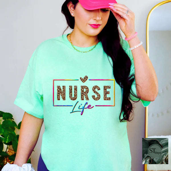 Nurse Life Cheetah Print