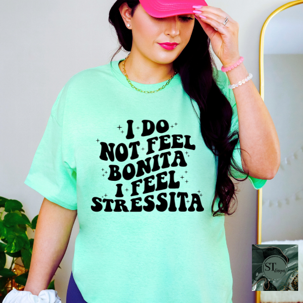 I do not feel bonita I feel stressita T-Shirt