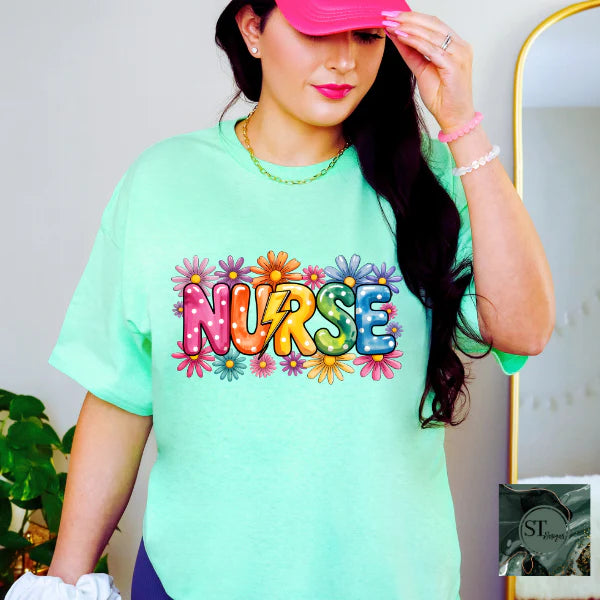 Nurse Rainbow Daisy