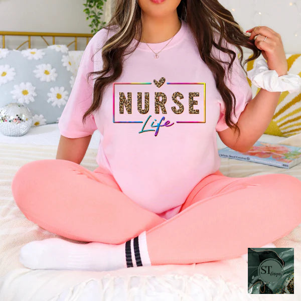 Nurse Life Cheetah Print