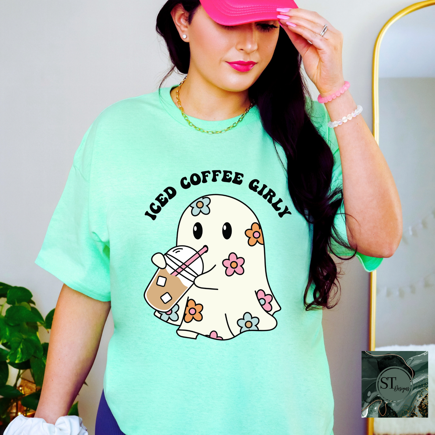 Ice Coffee Ghost Girly