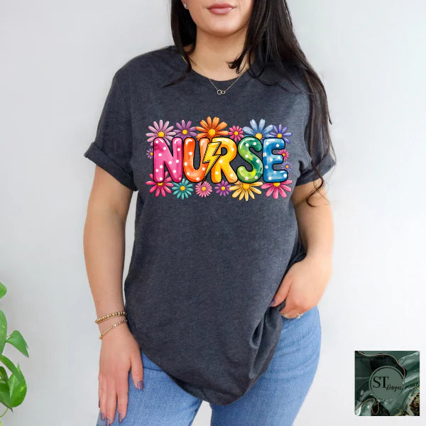 Nurse Rainbow Daisy