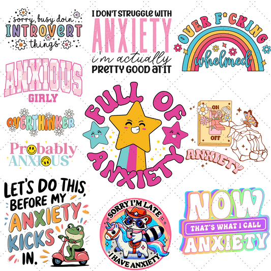 Mystery Anxiety Graphic T-Shirt Surprise Mental Health Tee