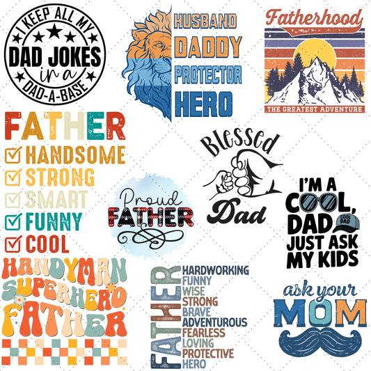 Dad Mystery Graphic Collection | You Pick the Size, We Pick the Surprise