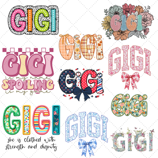 GIGI Mystery Graphic Collection | Choose Your Size & Style