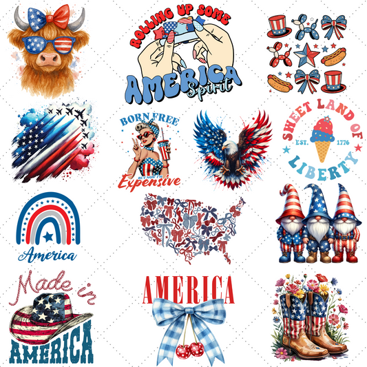 Mystery Patriotic Graphic Tee Surprise American Shirt