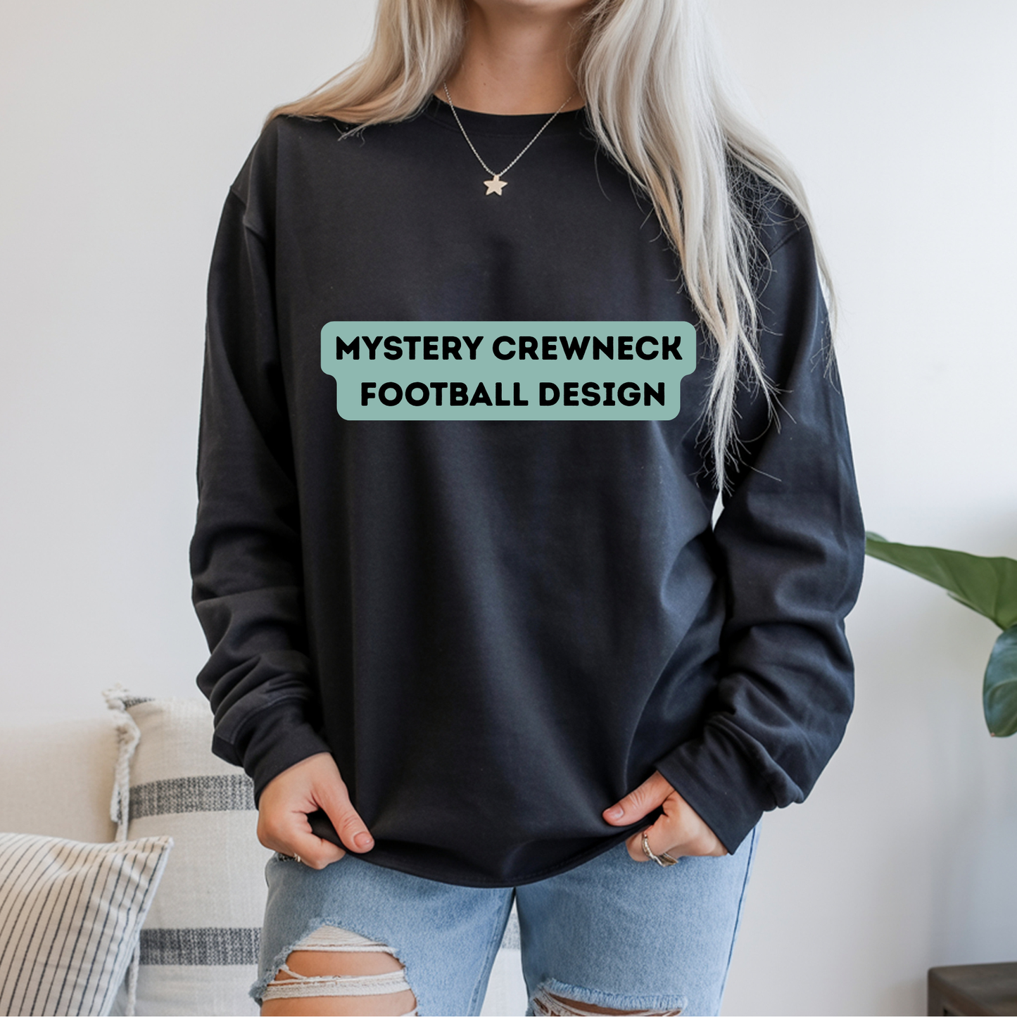 Mystery Football Graphic Tee Surprise Game Day Shirt