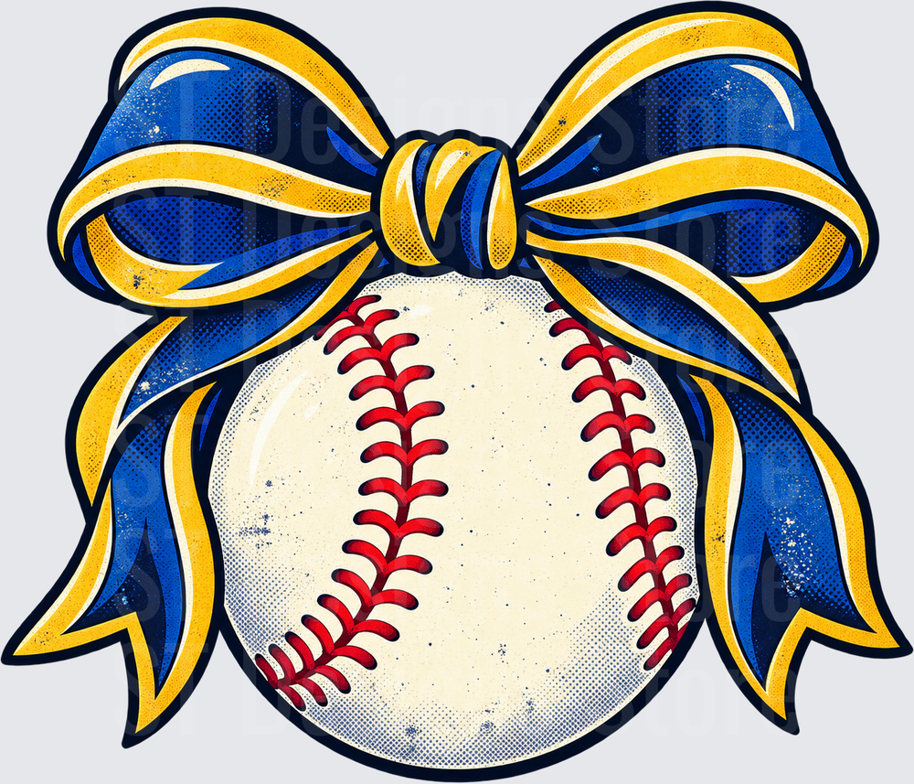 Coquette Baseball with Ribbon Bow