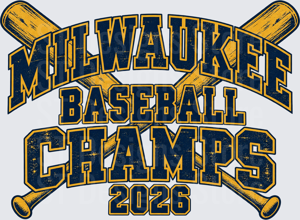 Vintage Milwaukee 2026 baseball champs