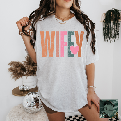 Wifey Colored Heart