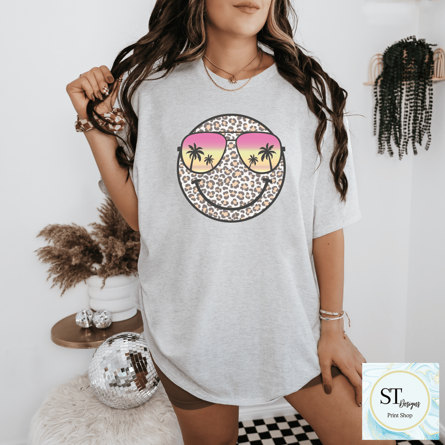 Sunset Leopard Smile