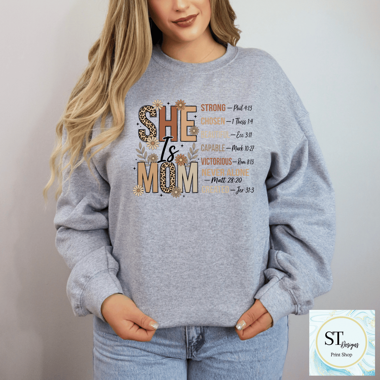 She Is Mom Faith Design