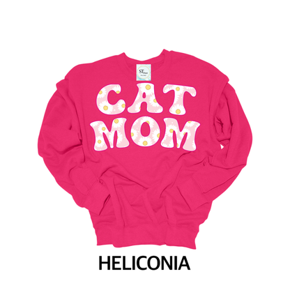 Pink Daisy Cat Mom