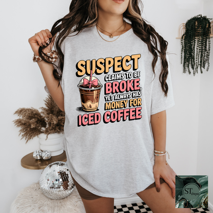 Suspect Claims To be Broke, Yet Always has Money For Iced Coffee