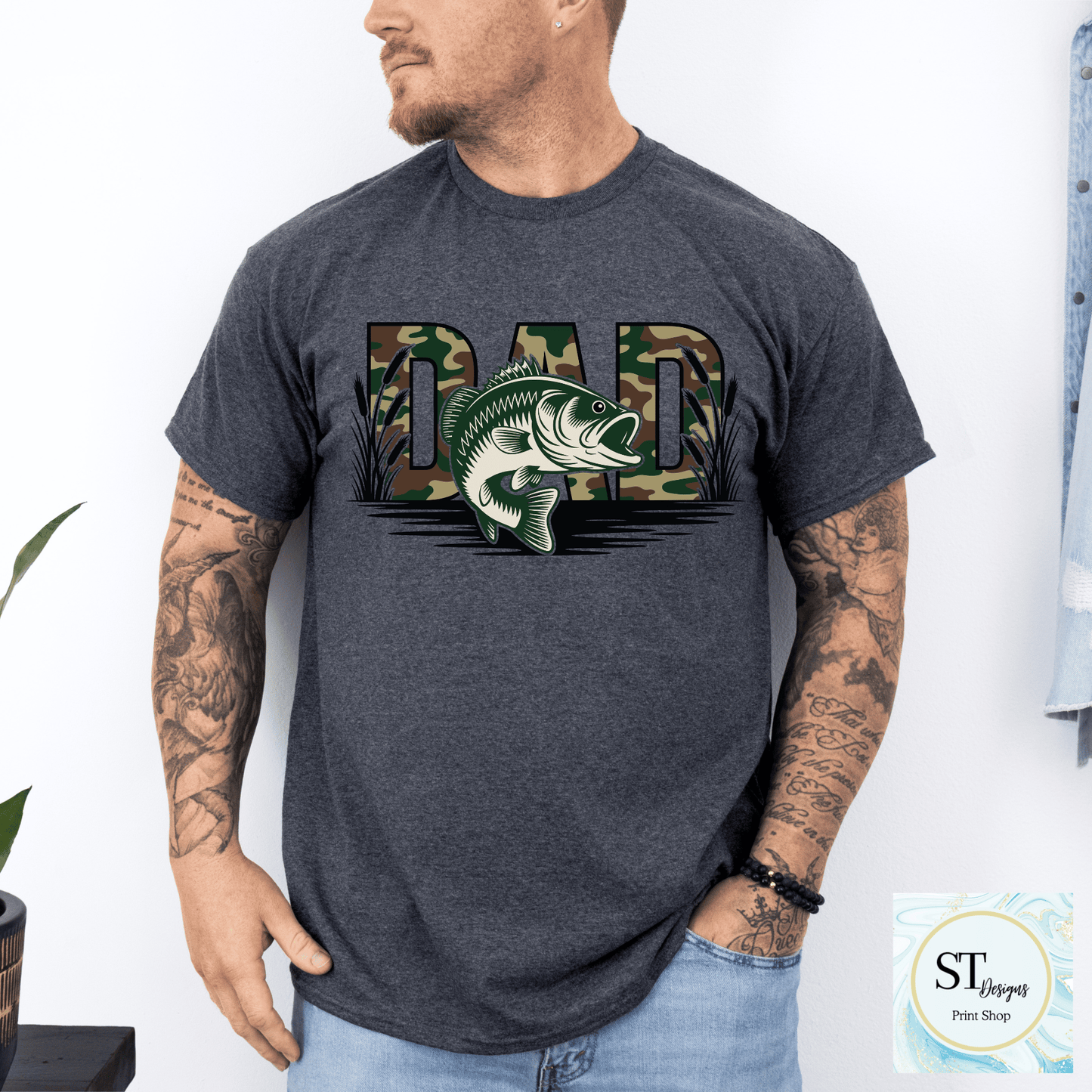 Camo Fishing Dad