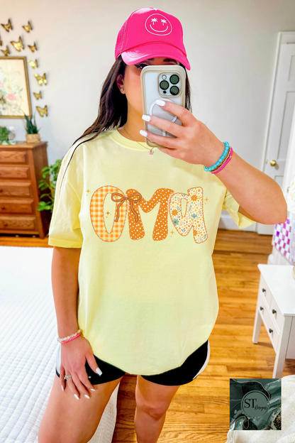 Fall Name Patch Work