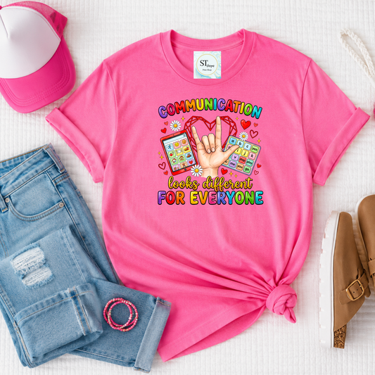 Communication Looks Different for Everyone