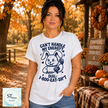 Dial 1-800-Eat-Sh*t Sarcastic Bunny