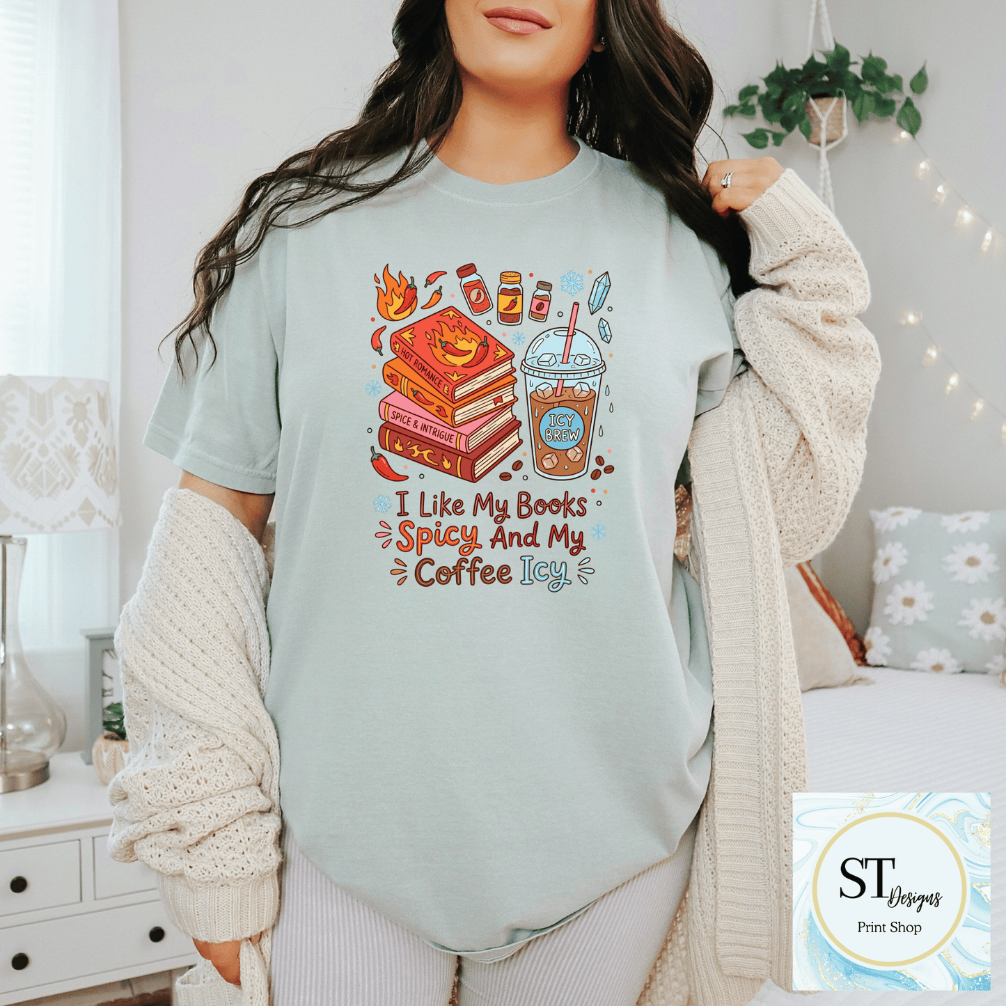 Books Spicy Coffee Icy