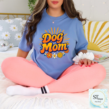Retro Dog Mom Graphic Apparel