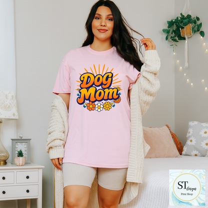 Retro Dog Mom Graphic Apparel