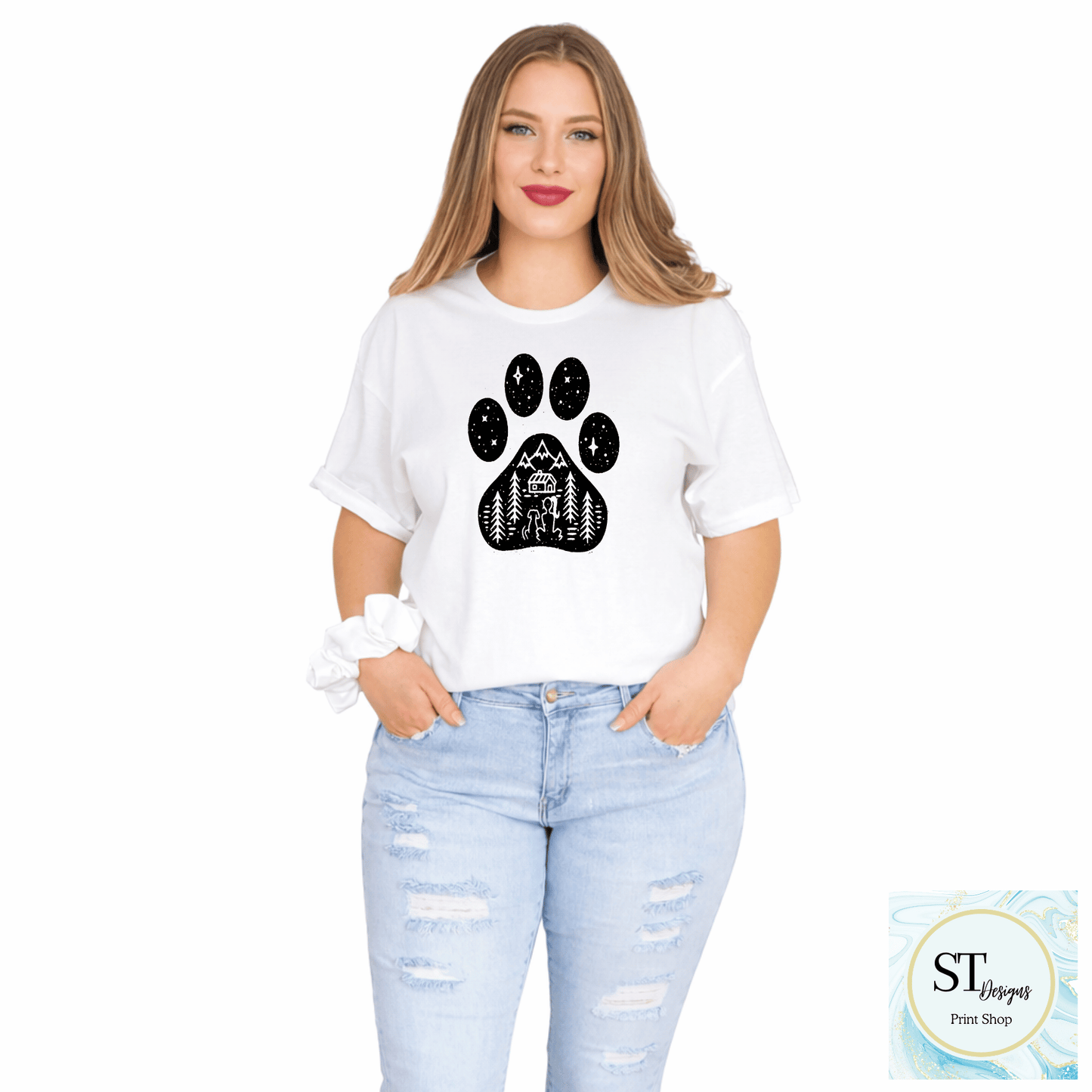 Mountain Dog Paw Print