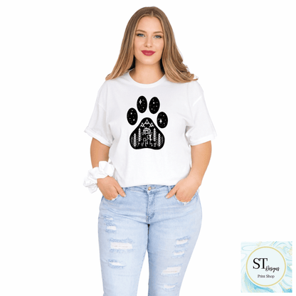 Mountain Dog Paw Print