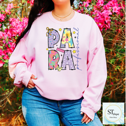 Para Educator Graphic T-Shirt | Cute Para Professional Shirt | Back to School Para Teacher Tee | Unisex S-5XL