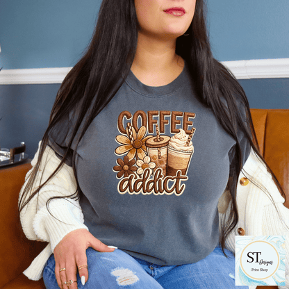 Floral Coffee Addict