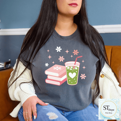 Matcha Latte & Books