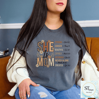 She Is Mom Faith Design