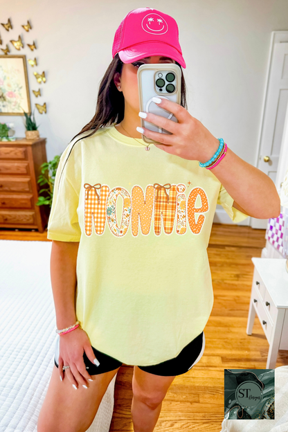 Fall Name Patch Work