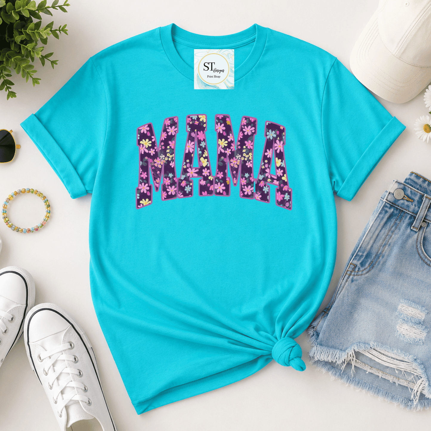 Lavender Floral Mama Design