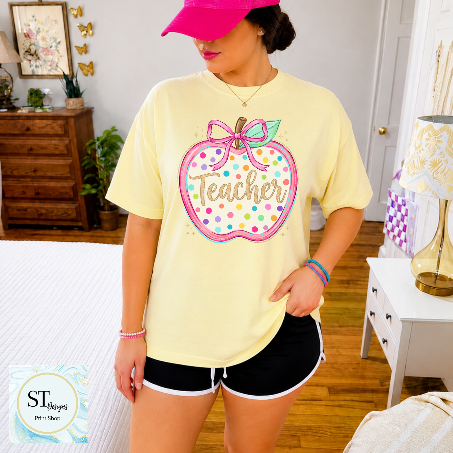 Preppy Teacher Apple