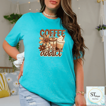Floral Coffee Addict