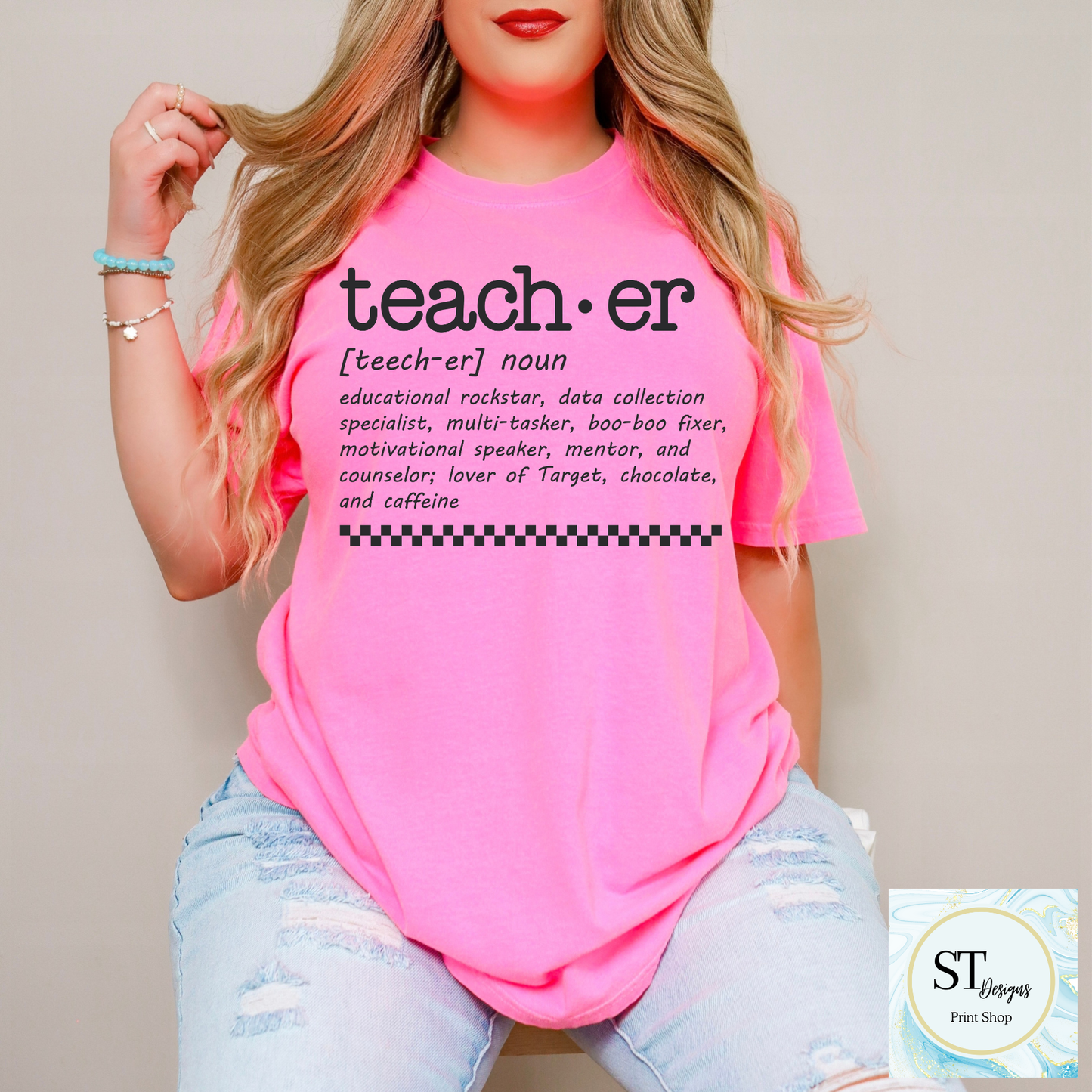 Teacher Definition Crewneck Sweatshirt | Funny Teacher Sweatshirt | Teacher Appreciation Gift | Unisex S-5XL